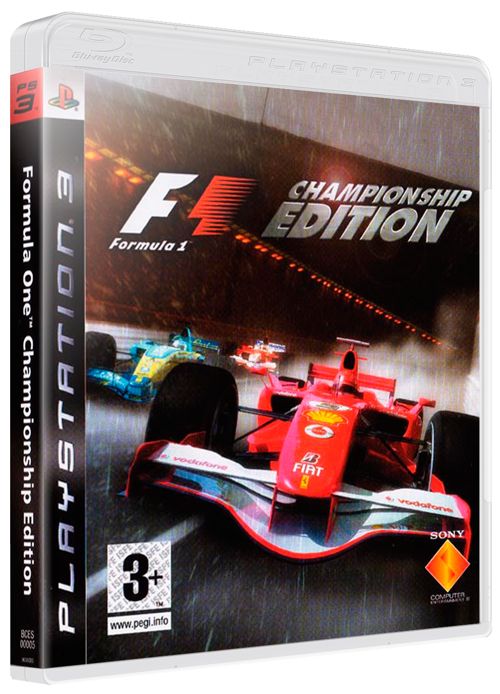 F1 Championship Edition box art for Playstation 3